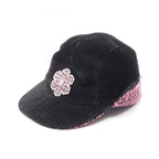 Chanel Cap CC Logo Tweed Corduroy Cap Hat