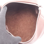 Celine Clutch Takeaway 2-Way Da Ku Brown Leather Cloth Belt Bag — view 3