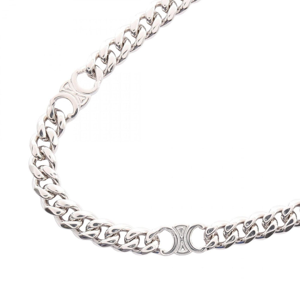 Celine Necklace Triomphe Small Gourmet Silver Stainless Steel