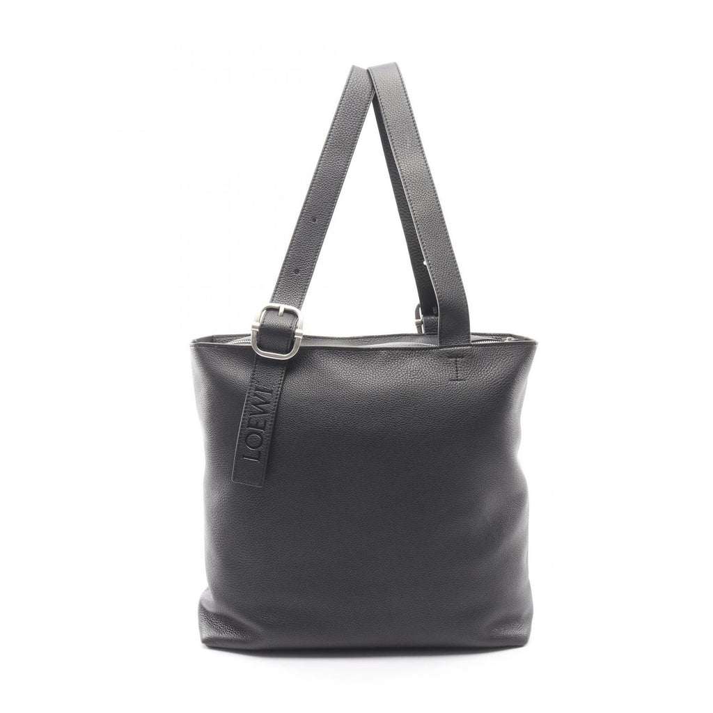 Loewe Tote Loop Zip Black Leather