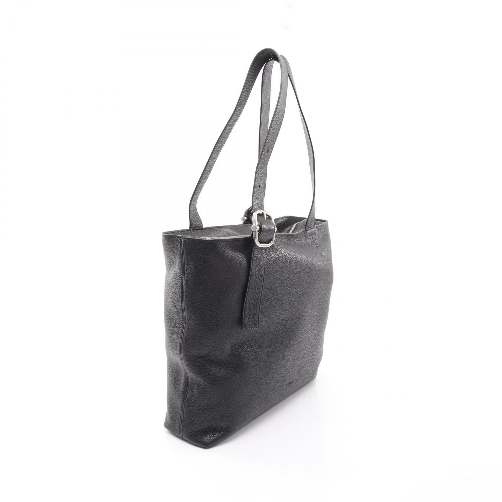 Loewe Tote Loop Zip Black Leather — view 2