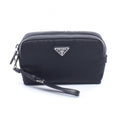 Prada Pouch Re-Nylon Small Black Nylon Leather