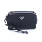 Prada Pouch Re-Nylon Small Black Nylon Leather