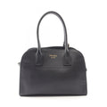 Prada Tote Soft Glain Black Leather Handbag