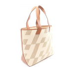 Hermes Tote Ambie GM Ecru Gold Canvas Leather Hmbier GM — view 2