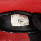 Chanel Handbag Quilted Red Lambskin Chain Bag — view 5