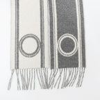 Hermes Heaven Scarf Band de Repo Cashmere Griff Flannel Yvoir Fringe Shawl — view 5
