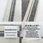 Hermes Heaven Scarf Band de Repo Cashmere Griff Flannel Yvoir Fringe Shawl — view 8