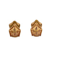 Louis Vuitton Earrings Book le Reille Dome Clip Nanogram Pink Gold
