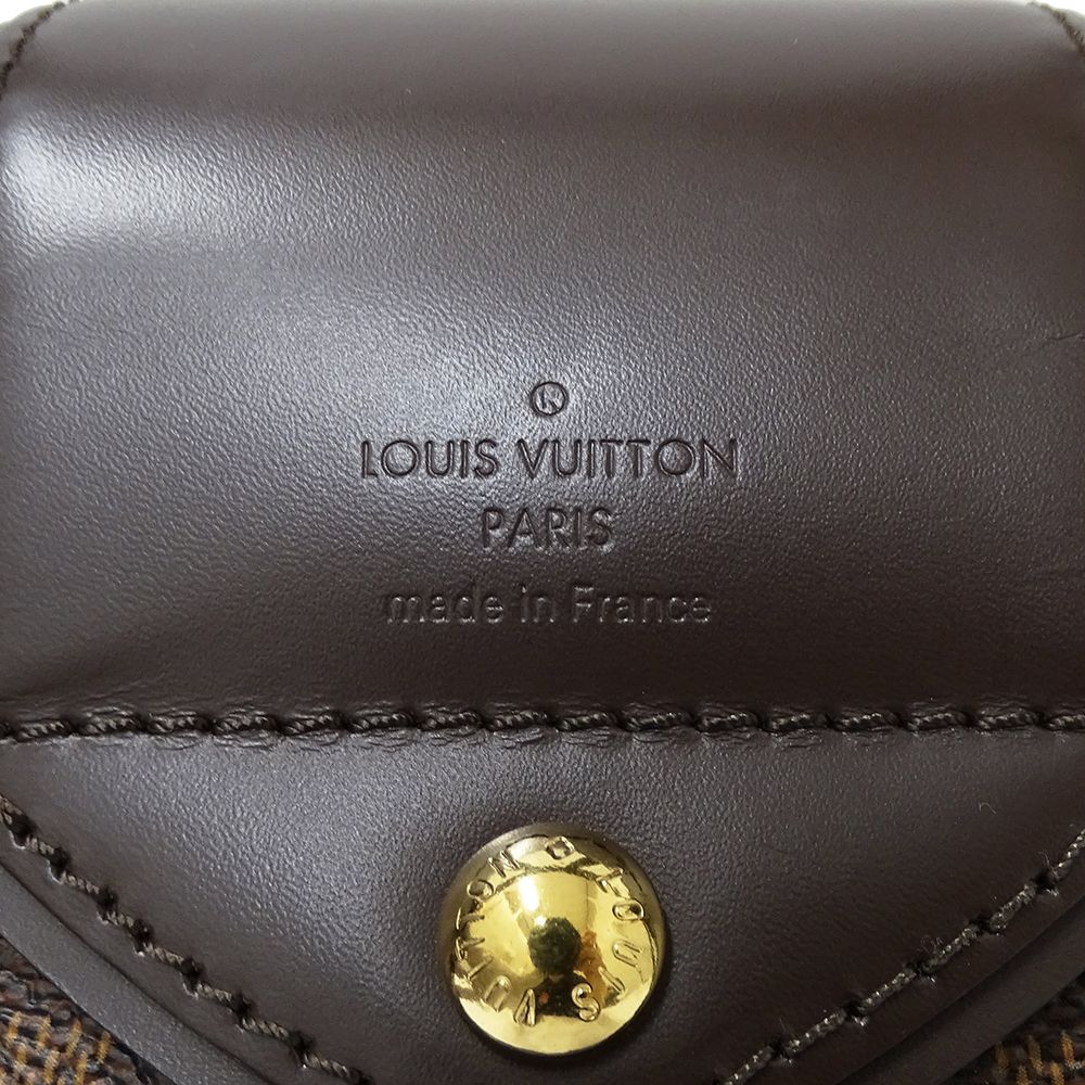 Louis Vuitton Damier Shoulder Bag Sistine PM Brown — view 6