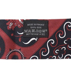 Hermes Scarf Twill Festival Des Amazones Amazon Silk Bourgogne Bordeaux — view 5