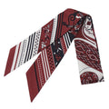 Hermes Scarf Twill Festival Des Amazones Amazon Silk Bourgogne Bordeaux