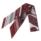 Hermes Scarf Twill Festival Des Amazones Amazon Silk Bourgogne Bordeaux