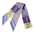 Hermes Scarf Couvertures Nouvelle New Horsewear Silk Purple Yellow