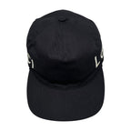 Gucci Hat Embroidery Baseball Cap L Cotton Logo Black White Loved — view 7