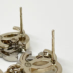 Chanel Earrings Triple CC Logo Rhinestone Faux Pearl — view 5