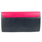 Saint Laurent Paris Clutch Bicolor Leather Black — view 2