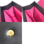 Saint Laurent Paris Clutch Bicolor Leather Black — view 9