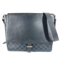 Louis Vuitton Shoulder Bag Newport Messenger MM Damier Ecobalt Canvas Navy