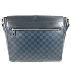Louis Vuitton Shoulder Bag Newport Messenger MM Damier Ecobalt Canvas Navy — view 6