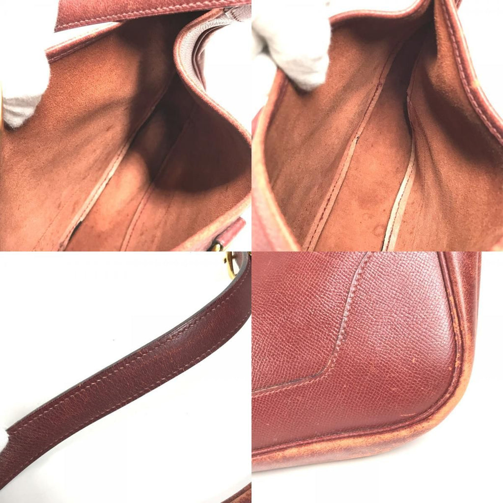 Hermes Shoulder Bag Trim 31 Leather Brown — view 9