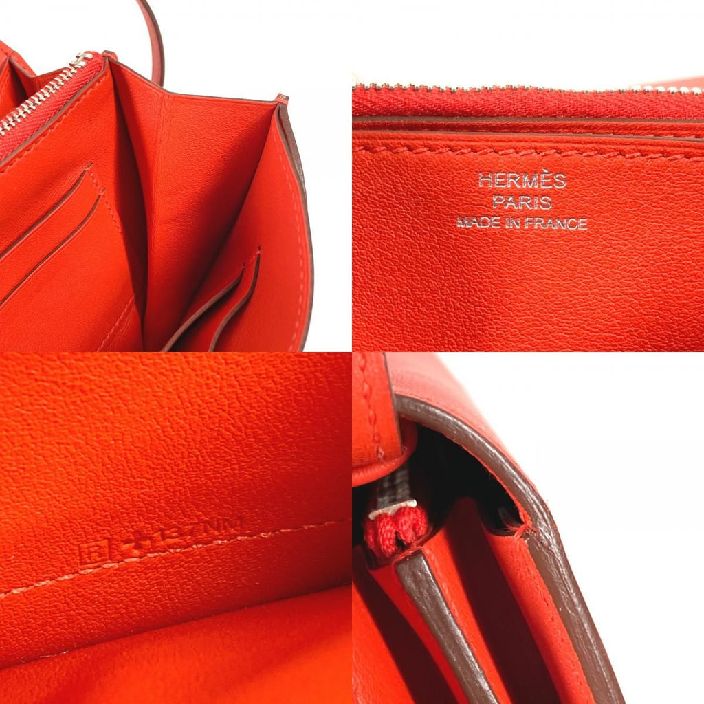 Hermes Shoulder Bag Mini Convoy Swift Red — view 8