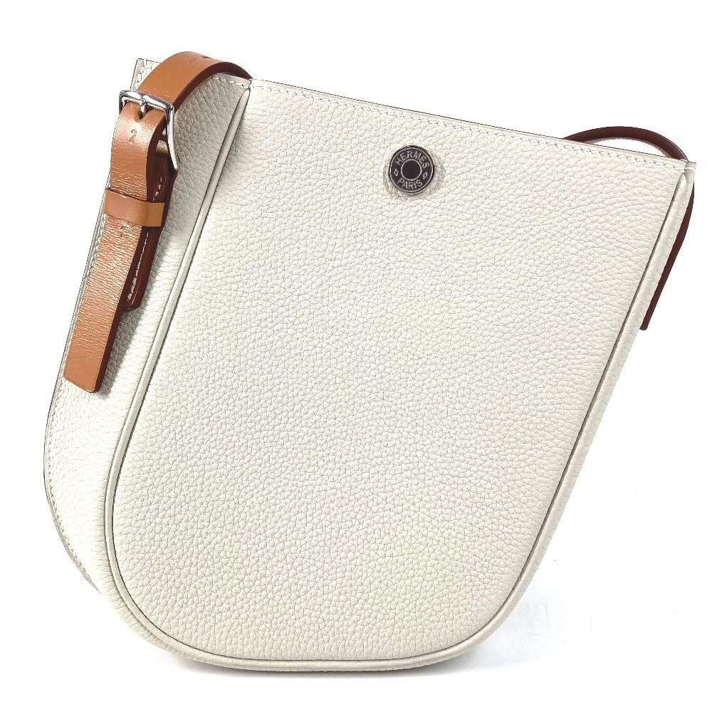Hermes Shoulder Bag Perspective Cavalier 21 Togo Ivory