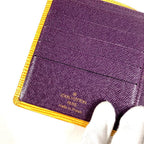 Louis Vuitton Bifold Wallet Porto Billets Compact Epi Leather Tassili Yellow — view 8