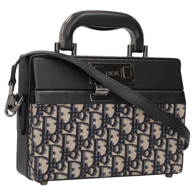 Dior Oblique Clock Box 2-Way Shoulder Bag