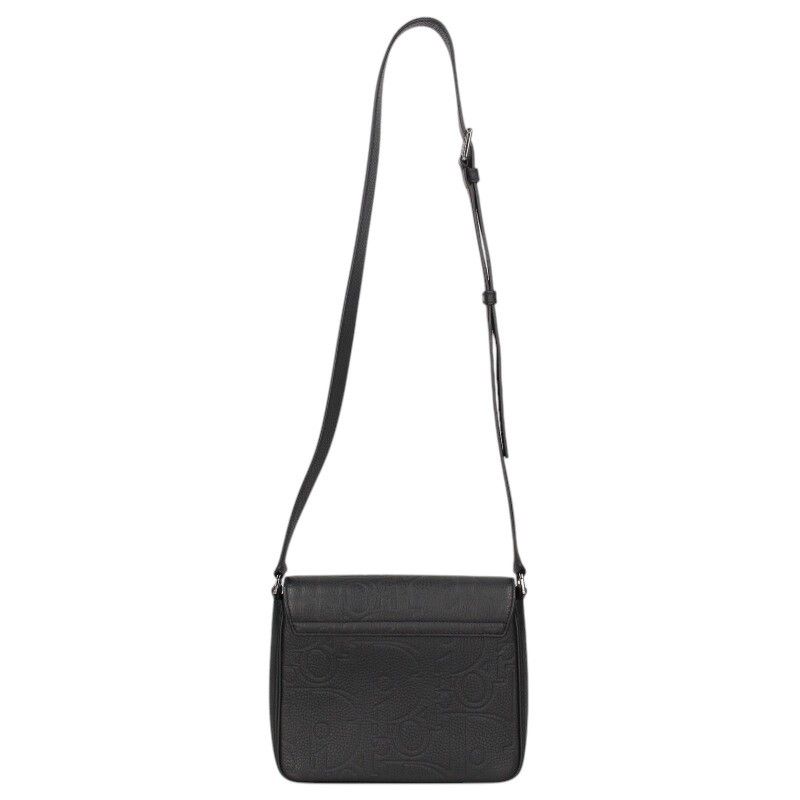 Dior Oblique Allover Pattern Gravity Leather Messenger Shoulder Bag — view 2