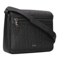 Dior Oblique Allover Pattern Gravity Leather Messenger Shoulder Bag
