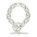 Hermes Chaine D'ancre TGM Silver Bracelet
