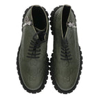 Gucci Embossed Logo Side Zip Boots 11.5 — view 4