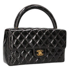 Chanel Top Handle Leather Handbag