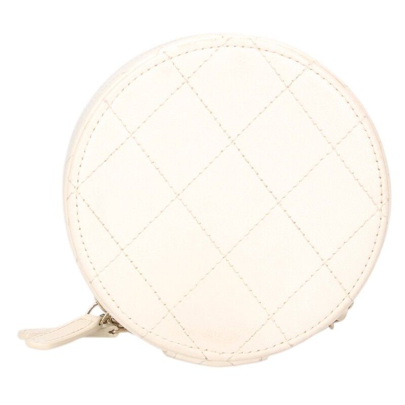 Chanel CC Logo Round Chain Vanity Shoulder Bag — view 4