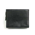 Celine Zipper Coin Case Black Vintage Leather Silver Purse — view 2