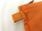 Hermes Pouch Bora Orange Canvas — view 2