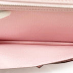 Hermes Wallet Bearn Souffle Rose Sakura Chevre Bifold Silver — view 7