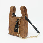 Louis Vuitton Ten Atlantis BB Shoulder Bag Monogram Reverse Canvas Brown Gold — view 9