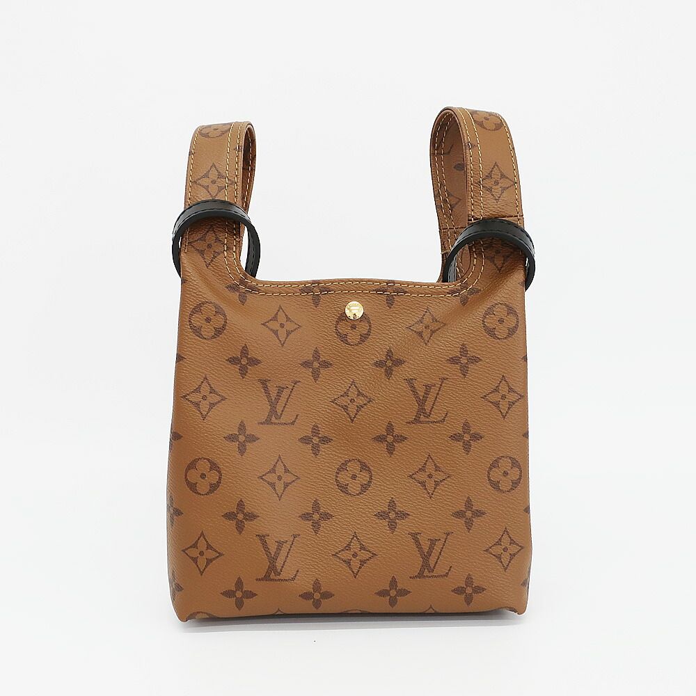 Louis Vuitton Ten Atlantis BB Shoulder Bag Monogram Reverse Canvas Brown Gold — view 2