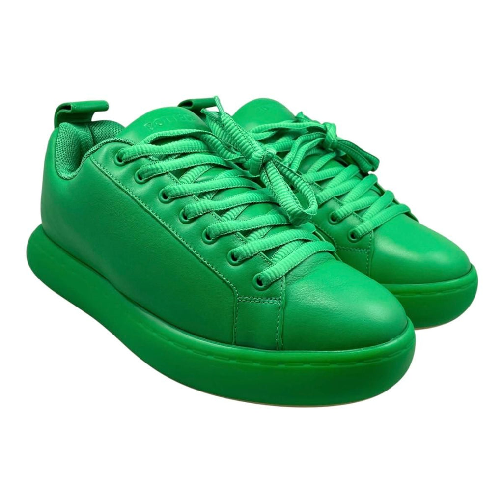 Bottega Veneta Sneakers Pillow 42 Leather Logo Green — view 2