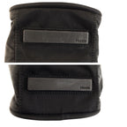 Prada Tessuto Black Silver Nylon Leather Tote — view 5