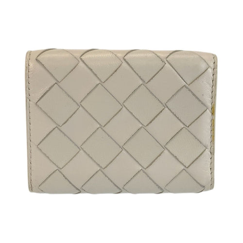 Bottega Veneta White Silver Compact Wallet — view 2