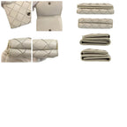 Bottega Veneta White Silver Compact Wallet — view 9