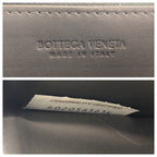 Bottega Veneta Intrecciato Round Zip Black Leather Wallet — view 5