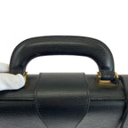 Loewe Anagram Black Gold Leather Business Briefcase — view 8