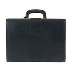 Loewe Anagram Black Gold Leather Business Briefcase — view 2