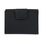 Prada Tessuto Triangular Black Silver Nylon Compact Wallet — view 2