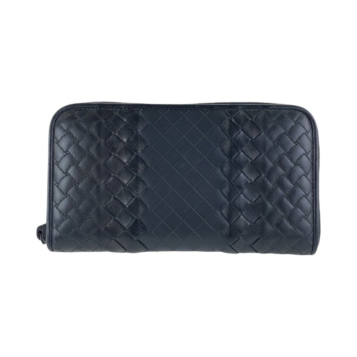 Bottega Veneta Black Leather Wallet