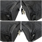 Prada Padlock Mini Tote Black Nero Tessuto — view 6